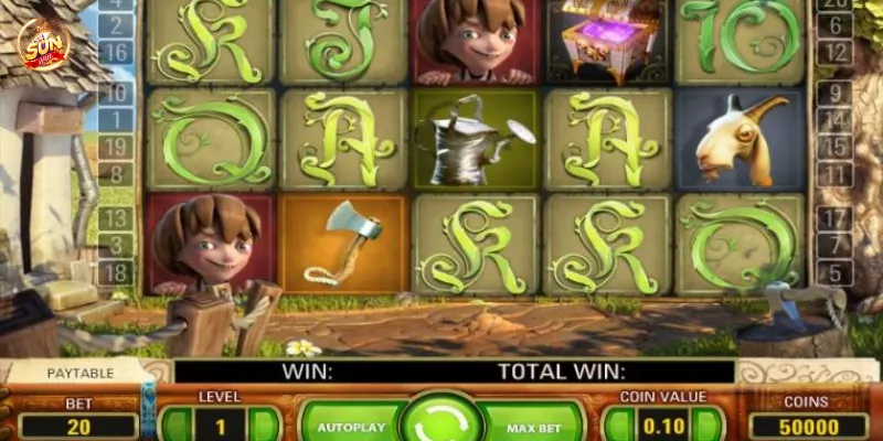 Mô tả tổng quan về game slot Jack và Cây Đậu Thần