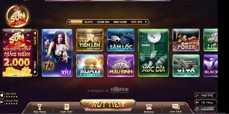 Tìm hiểu chung về game bài Sunwin